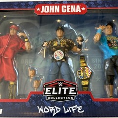 WWE Elite Collection John Cena Word Life 3 Figure Set NIB Mattel
