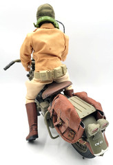 Hasbro GI Joe WW2 Harley Motorcycle And Courier With Accessories