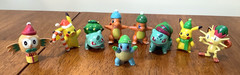 Pokemon Christmas Jazwares & Other Pokemon Figures Lot Of 9 **Fun Play set**