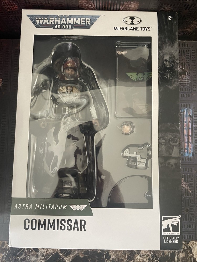 McFarlane Warhammer 40k * COMMISSAR (ASTRA MILITARUM) 7” Action figure