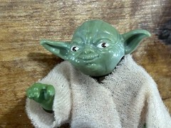 VINTAGE STAR WARS BROWN SNAKE YODA PAC-MAN EYES 1980 KENNER – Hong Kong