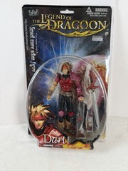 2000 BLUE BOX TOYS THE LEGEND OF DRAGOON DART ACTION FIGURE Sony PS1 Open Pack