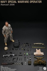 1:6 scale Easy & Simple NSW Operator Combat Knife for 12″ Figures