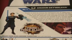 (8) Hasbro Star Wars The Clone Wars Card-backs