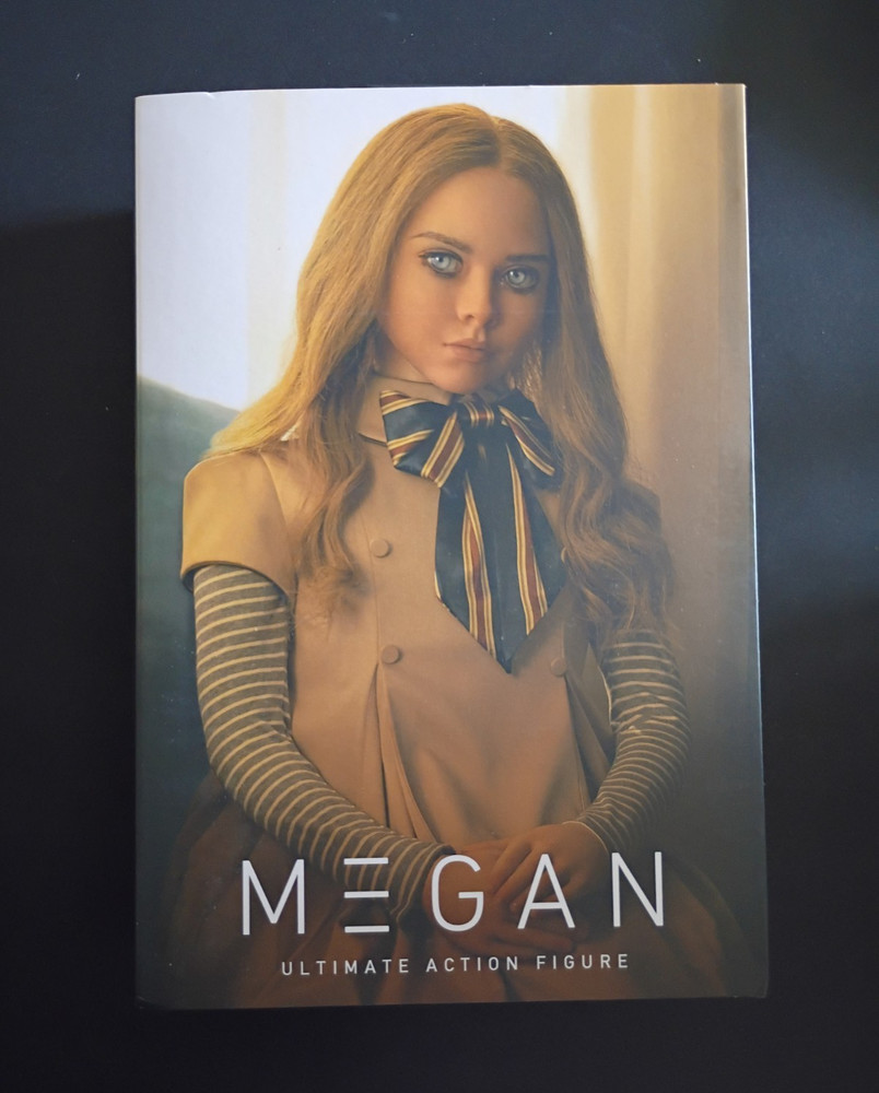 Megan M3GAN Ultimate Action Figure w/ Alt Head, Hands, Gun, Knife