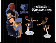 ONE PIECE x NBA MASTER STARS PIECE THE MONKEY D. LUFFY MEMPHIS GRIZZLIES BANDAI