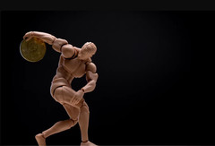US Wind Toys 1/12 Pale Skin Flexible Man Jointed 6″ Male Figure Head Body Toy
