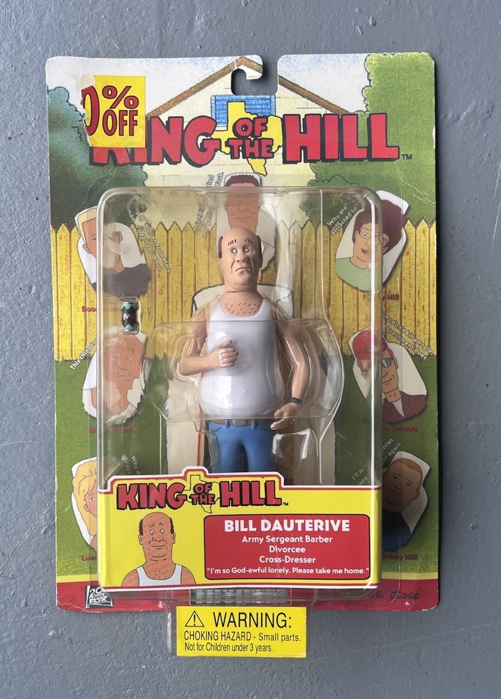 King of the Hill Bill Dauterive Action Figure ToyCom