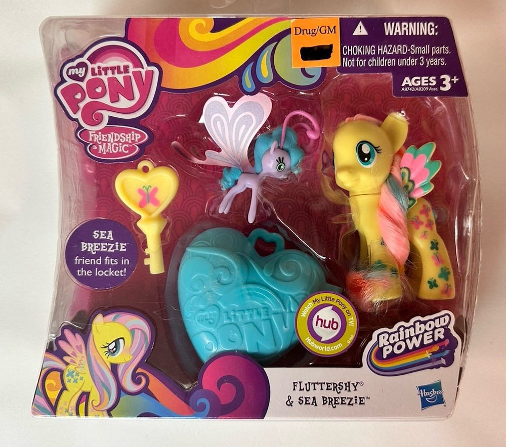 Hasbro My Little Pony G4 Fluttershy and Sea Breeze NIB See Photos Rainbow