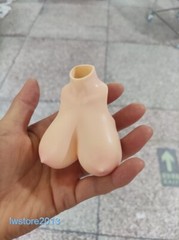 1:6 Pale Skin Normal Breast Bust Cover Model F 12” Female TBL PH Figure Body