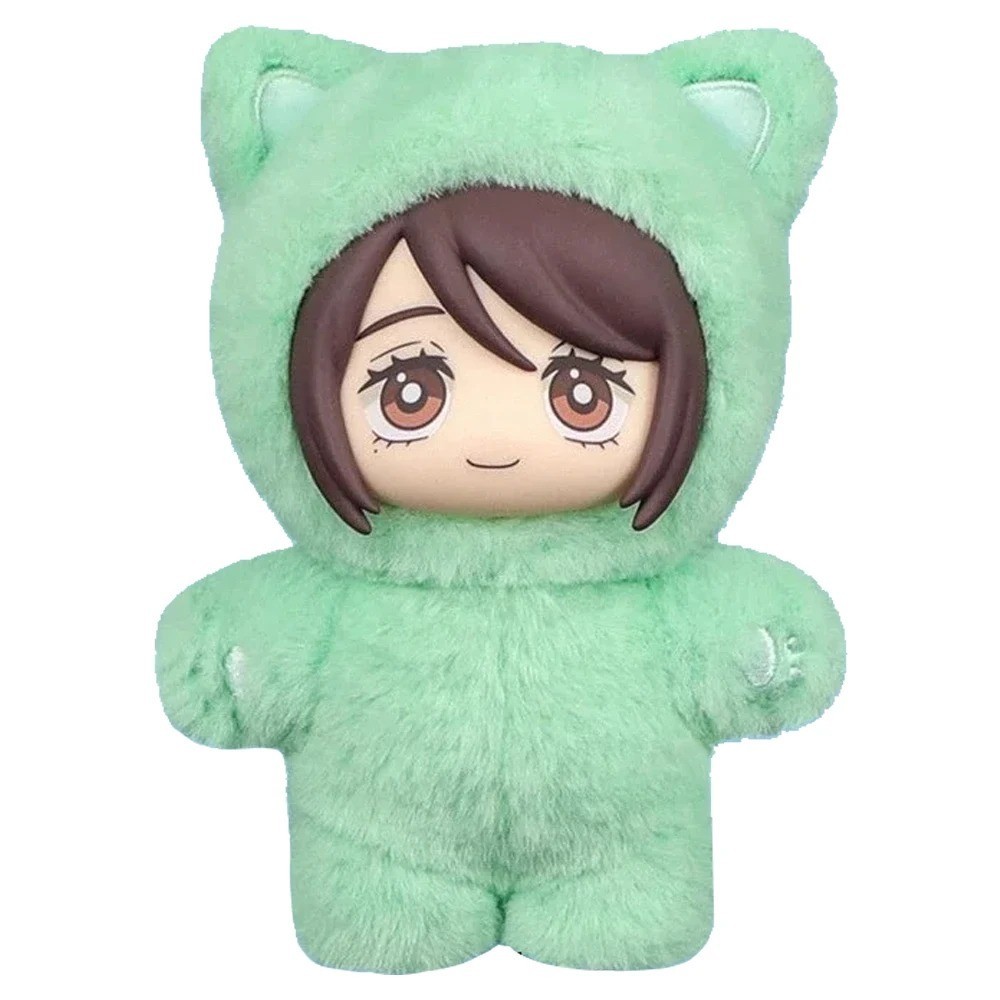 EAKI Jujutsu Kaisen Cat Ear Plush Keychain Confirmed Color Blind