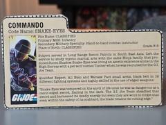 Vintage GI Joe Snake Eyes V2 Complete with File Card 1985 Hasbro
