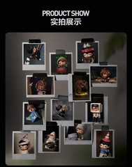 TAMED WILDGRASS Series Cute Boy 3D Glasses Cardboard Mini Figure Collectible Toy