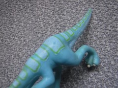 Dinosaur Train OLLIE 118 & OREN 119 Ornithomimus figure lot 2010 Learning Henson