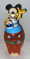 For Restore Parts Vintage Mickey Mouse Rocket Space Bubbles Toy