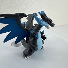 Vtg Nintendo Blue MEGA CHARIZARD X Pokemon TOMY 2.5″ Articulated Mini Figure