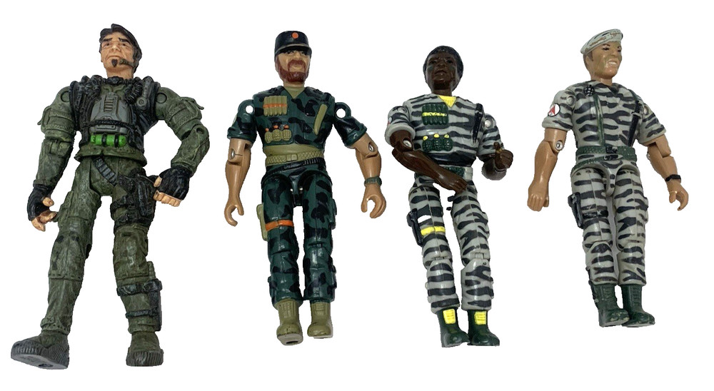 Vintage Lot-4 Lanard The Corps 3.75″ Action Figures Loose Military