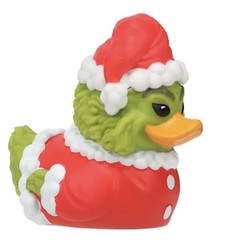 Set Of 4 Mini Tubbz Rubber Ducks Grinch, Santa Costume Grinch,Cindy-lou Who,Max