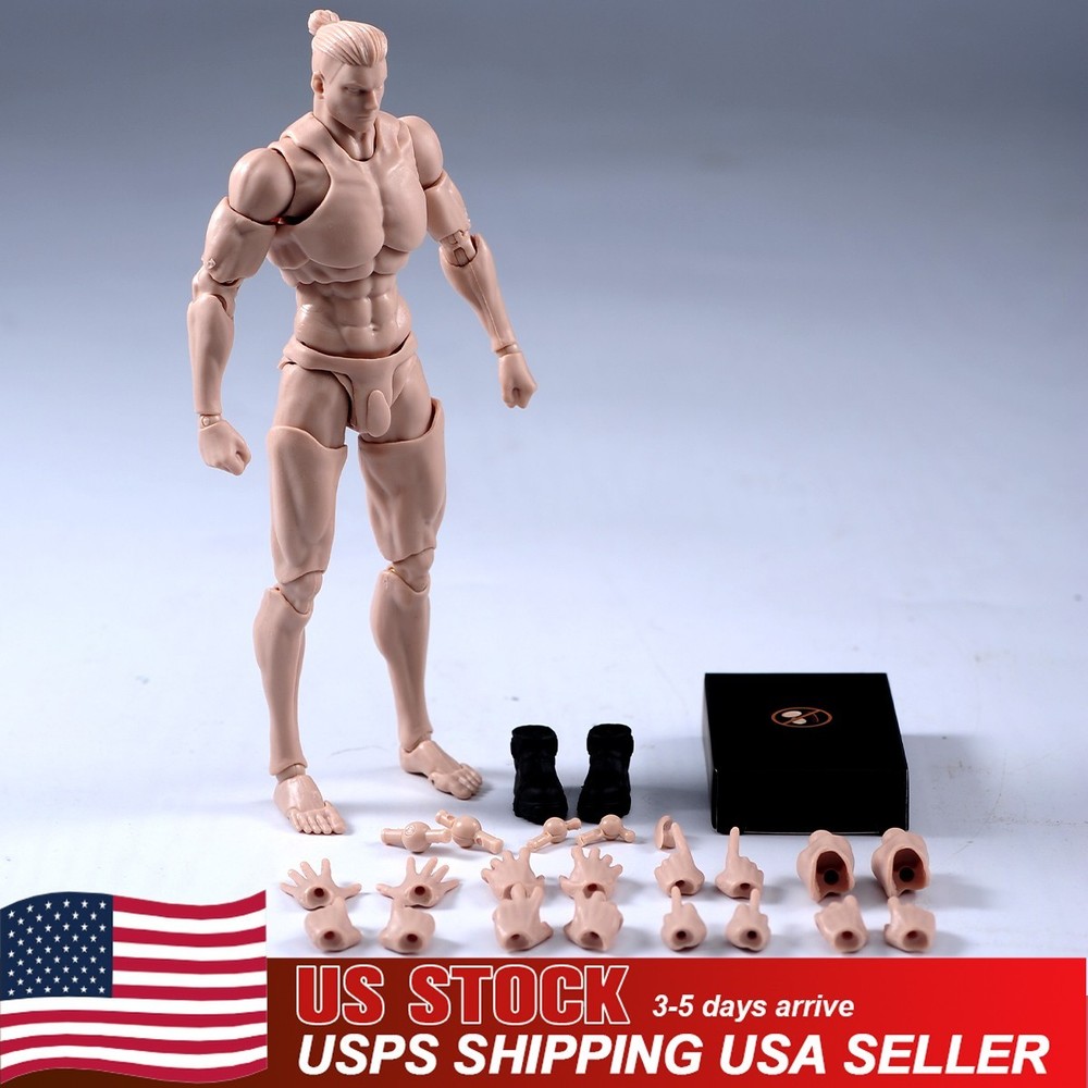 US Romankey X COWL 1/12 Pale Flexible 6″ Male Action Figure Joint Doll Body&Head