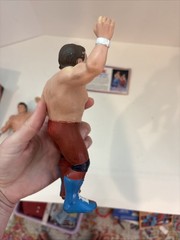 Vintage LJN WWF Superstars 1986 British Bulldogs w/ Bio Card!