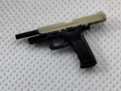 9mm Semi Auto Pistol 1/12 Scale Weapon Action Figure Accessory Force