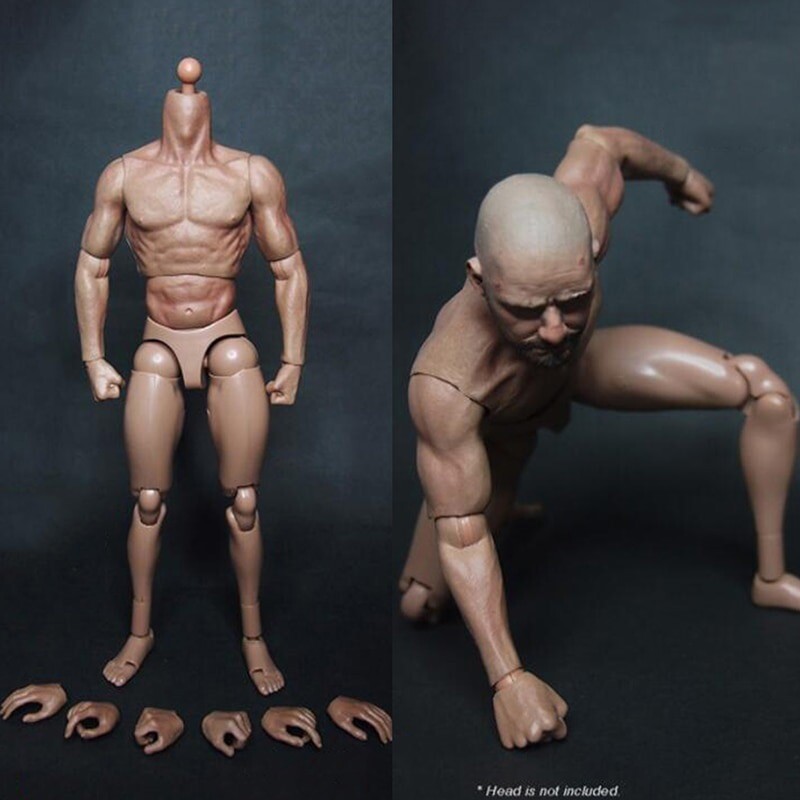 1/6 Scale ZC toy Male Man Boy Body Figure Military Chest Muscular 12″ Soldiers
