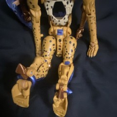 Hasbro Transformers Beast Wars Cheetor Transforming Action Figure, Blue/Gold