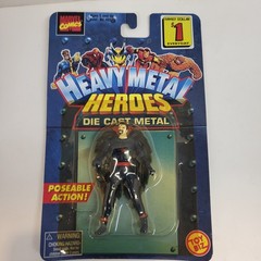 Marvel Comics Heavy Metal Heroes Die Cast Metal Figures 1997 LOT OF 12!