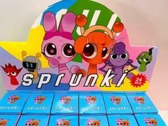 Mystery Sprunki Keychain 4‑Pack • Random Characters • Boxed