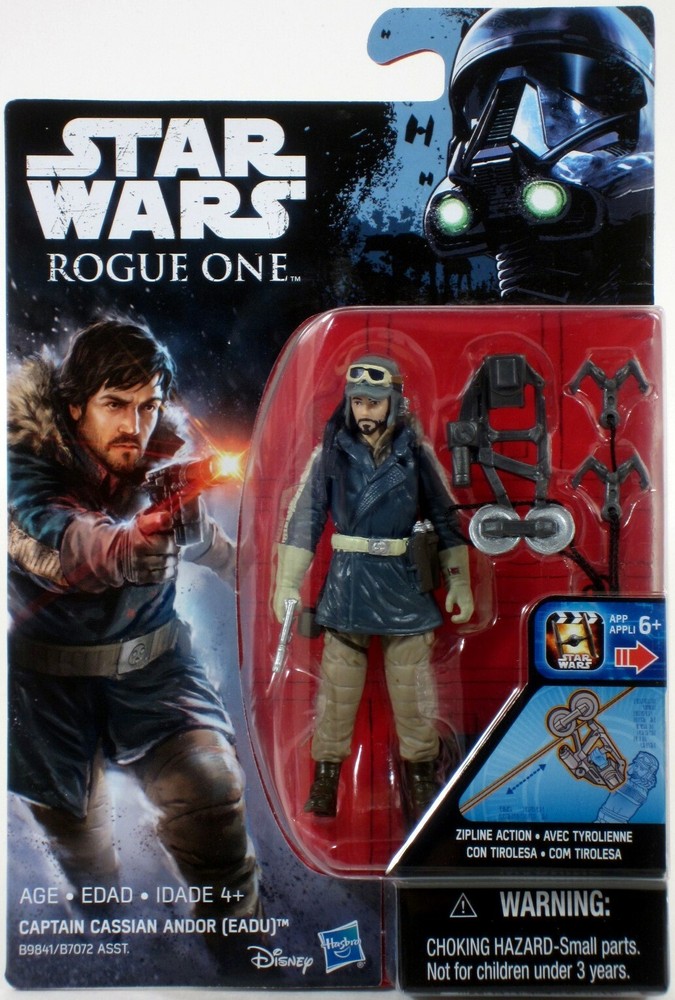 Hasbro Star Wars Rogue One CAPTAIN CASSIAN ANDOR (EADU) 3.75 action figure NEW!