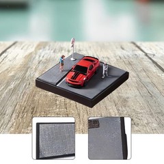 1/64 Model Car Display Base Background Model Train Scenery Parking Lot Scene