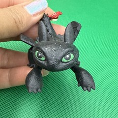 Toothless How To Train Your Dragon DreamWorks 2013 Small Toy Figure