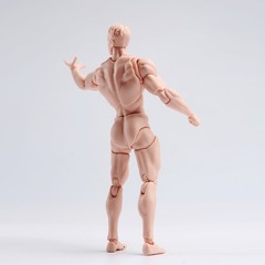 US Wind Toys 1/12 Pale Skin Flexible Man Jointed 6″ Male Action Figure Head Body