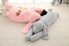 90cm 120cm Giant Bunny Plush Toy Soft Big Ear Rabbit Stuffed Animal Doll