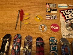19 TechDeck Skateboards Finger Boards and Accessories shown In Pics A5