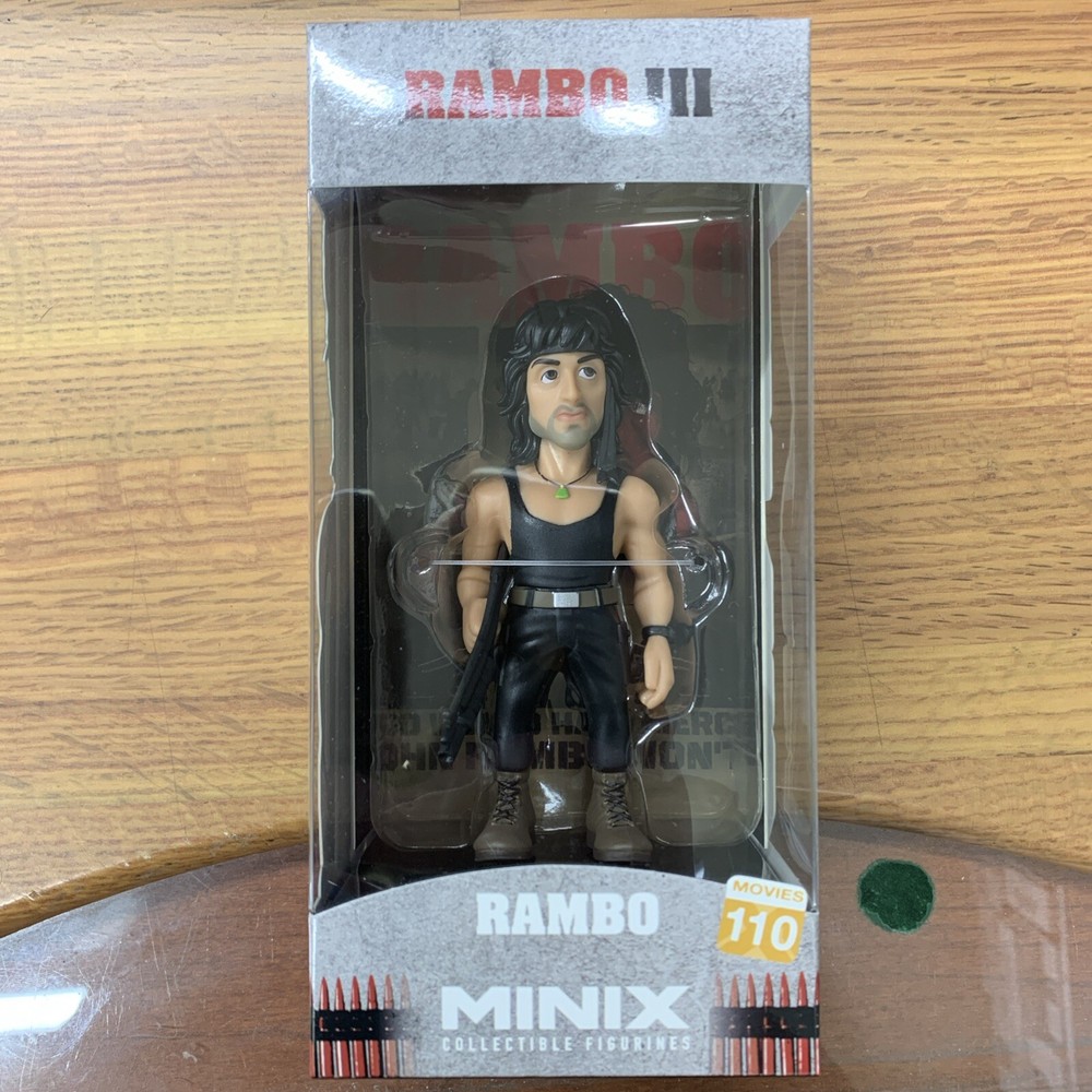 Minix – First Blood III Rambo 3 – Sylvester Stallone Rambo Figure 12cm Figurine