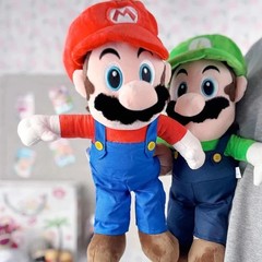 Super Mario Bros Jumbo Size Mario Plush Doll Figure Stuffed Animal Toy 15″