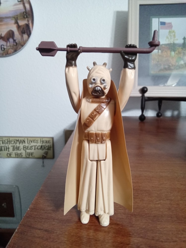 Vintage Star Wars 1977 Tusken Raider Sand People Figure Complete UNITOY HK *READ