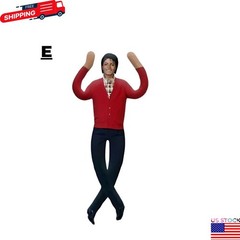 Michael Jackson Cosplay Doll Plush Stuffed Figure Abstract Joint Mobility Toy US