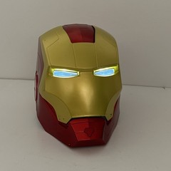 Iron Man Mark VII Headgear 1:1 Helmet LED Eyes Gold CG7248 Wearable New in Box