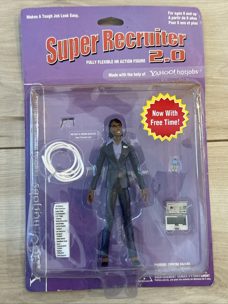 Yahoo! Hotjobs 2007 Super Recruiter 2.0 Female 6″ Action Figure