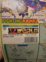 Trend Masters Fighting Animal Transformable Robot Black Panther Brand New Sealed
