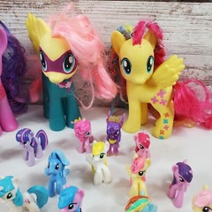 MLP My Little Pony lot of ponies. Various sizes generations. Toy lot 28 total