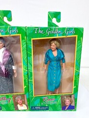 The Golden Girls Doll 7″ inch Set of 4 Figures Dorothy Rose Blanche Sophia NECA