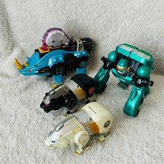 Bandai Japan DX Megazord Power Rangers Wild Force Sentai Gaoranger Gao King set