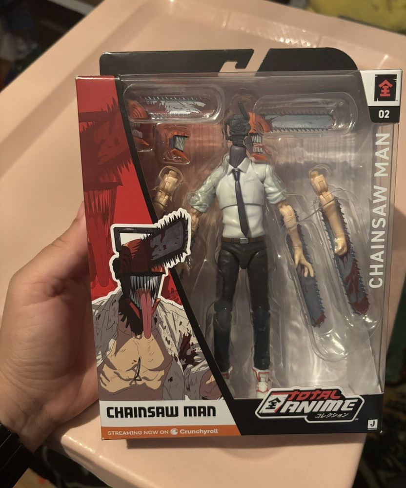 Total Anime Chainsaw Man Action Figure w/ Alternate Hands & Chainsaw Blades