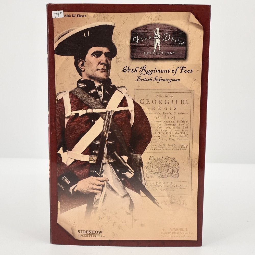 Sideshow Collectibles 64th Regiment of Foot British Infantryman 12″ Figure