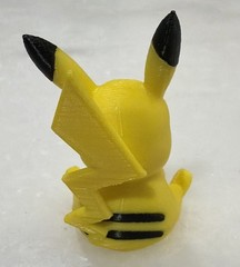 3d Printed Pokemon 2 Inch Pikachu Print Brand NEW FREE SHIPPING Multicolor
