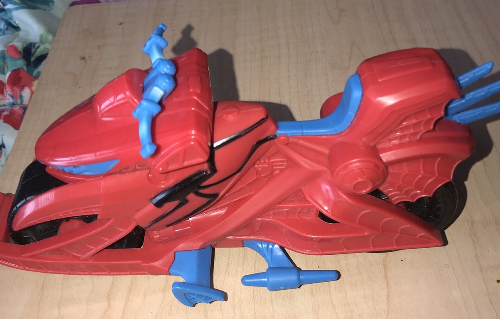 Marvel Action Figure Spiderman Vehicle Motorcycle