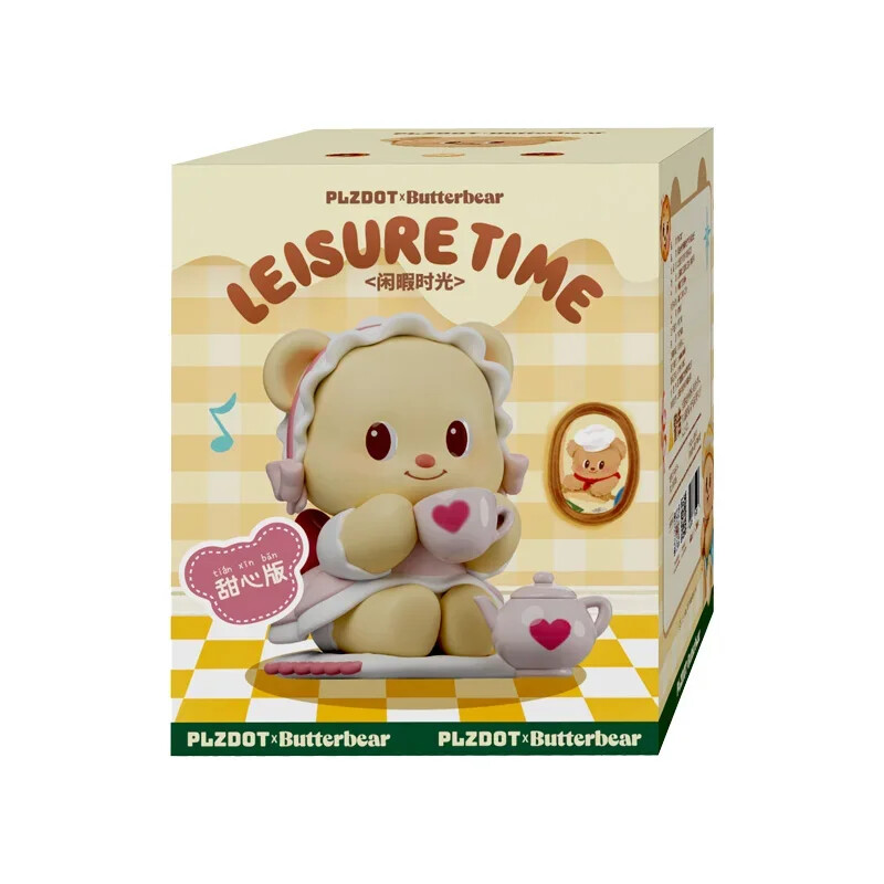 Butter bear leisure time series kawaii blind box dolls gift action figure toys